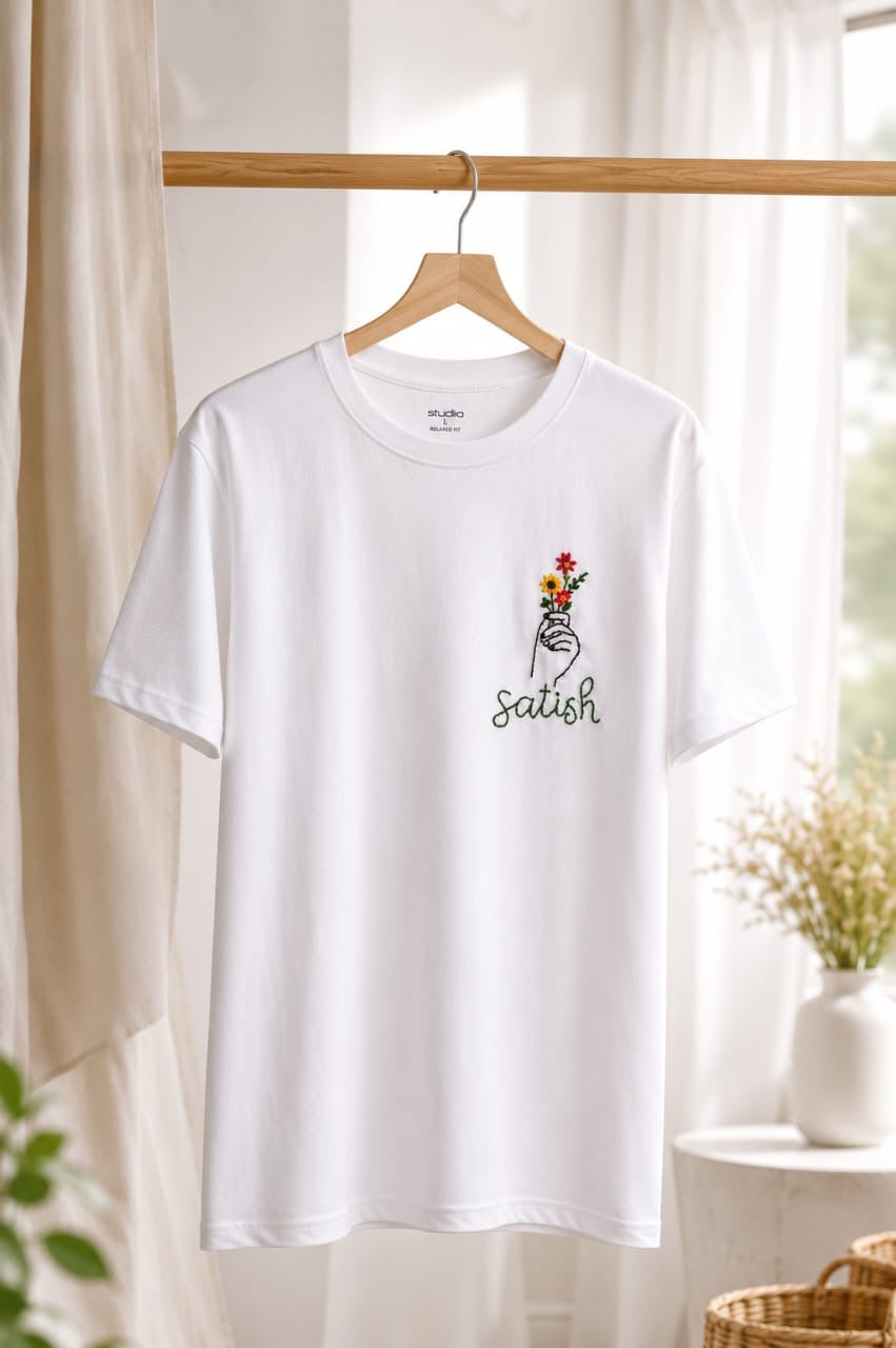 Satish Embroidered Tshirt