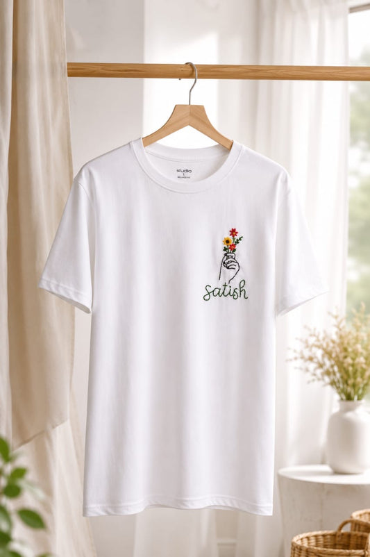 Satish Embroidered Tshirt